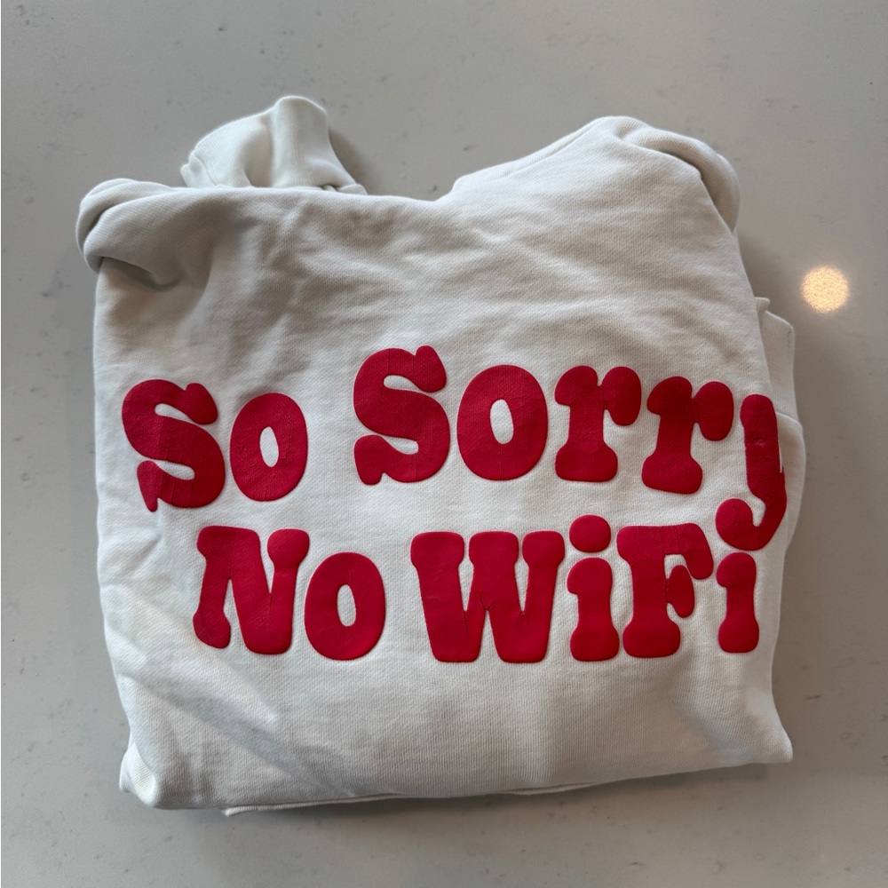 Madhappy 'So Sorry No WiFi' Sweatshirt (rare!)